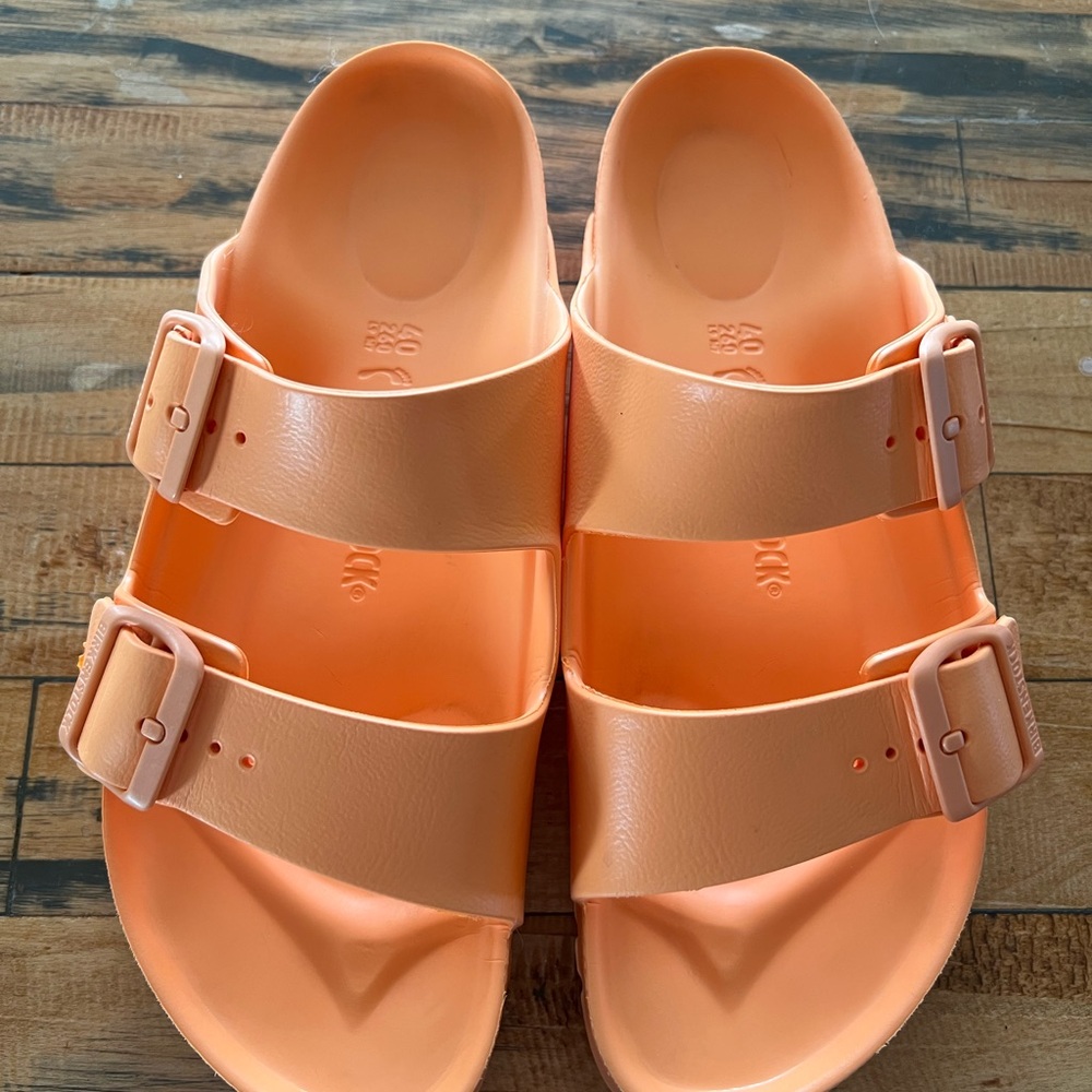 Birkenstock Women's Eva Sz 40 Light Orange Sandals